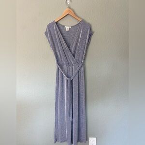 Caution To The Wind Blue Striped Jumpsuit